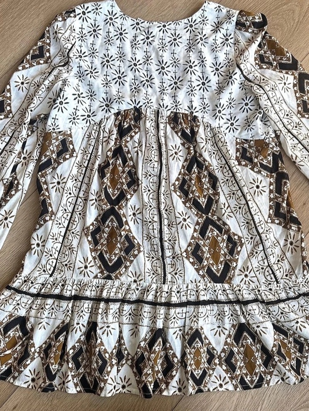 Free People Printed Mini Dress Size XS Like New